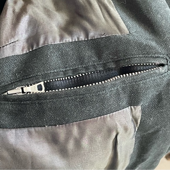 A.P.C Forest Green Bomber Jacket Size XS - Picture 8 of 9